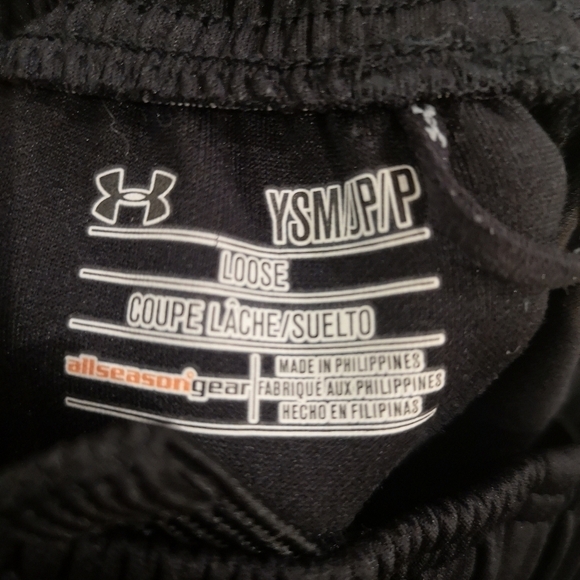 Under Armour boys training sports pants. Black. Size youth Small - Picture 9 of 11